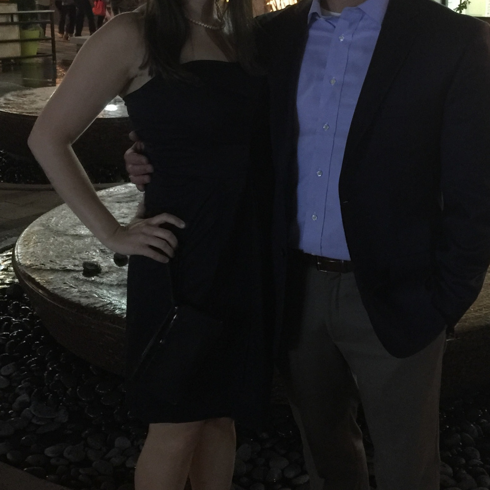 The Limited - Navy Strapless Dress - 2